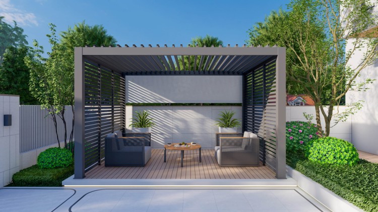 3x4 pergola(dark grey)+louver screen(dark grey)+manual curtain+lounge sofas (2).jpg