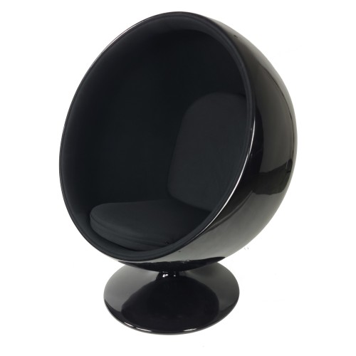 Fotel Kula Ball Chair Fotel Obrotowy Czarny