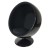 Fotel Kula Ball Chair Fotel Obrotowy Czarny
