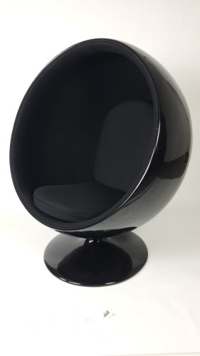 Fotel Kula Ball Chair Fotel Obrotowy Czarny