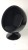 Fotel Kula Ball Chair Fotel Obrotowy Czarny