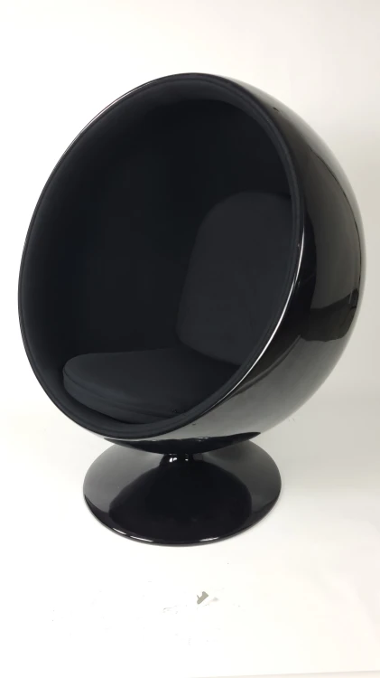 Fotel Kula Ball Chair Fotel Obrotowy Czarny